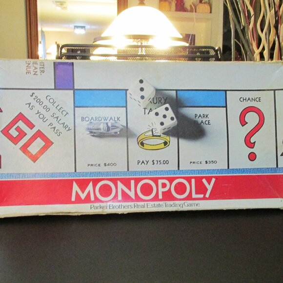 Ventage 1961 Monopoly Game, All Original - Picture 1 of 13